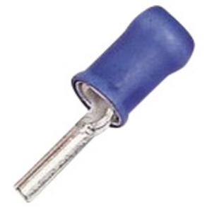 TE Connectivity 165046 Stiftkabelschoen 1 mm² 2.60 mm² Deels geïsoleerd Blauw 1 stuk(s)