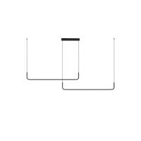Lyora Strakke hanglampStrita zwart dubbel - 9001103