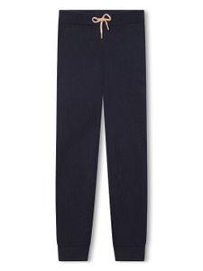 Chloé Kids legging à logo brodé - Bleu