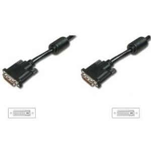 ASSMANN Electronic AK-320101-020-S DVI kabel 2 m DVI-D Zwart, Nikkel