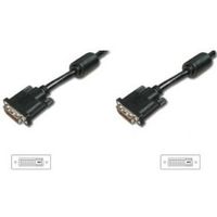 ASSMANN Electronic AK-320101-020-S DVI kabel 2 m DVI-D Zwart, Nikkel - thumbnail