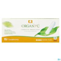 Organyc Tampon Super Plus Biologisch Katoen 16 Stuks