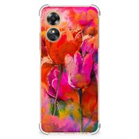 Back Cover OPPO A17 Tulips