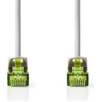 CAT7-Kabel | S/FTP | RJ45 Male | RJ45 Male | 0.50 m | Snagless | Rond | LSZH | Grijs | Label
