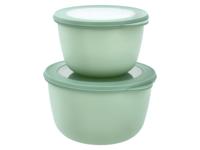 SILVERCREST Set van 2 vershoudbakjes (Rond kijkvenster)