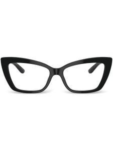 Dolce & Gabbana Eyewear lunettes de vue à monture papillon - Noir