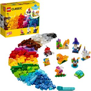 LEGO Classic - Creatieve transparante stenen constructiespeelgoed 11013