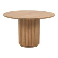 Kave Home Licia Eettafel - Ø 120 cm - Bruin - thumbnail