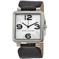 Horlogeband Marc by Marc Jacobs MJ1439 Leder Zwart 16mm - thumbnail