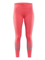 Craft Brilliant 2.0 Light Tight hardloopbroek roze dames L - thumbnail