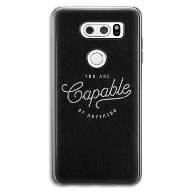 Capable: LG V30 Transparant Hoesje