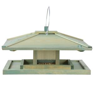 Esschert Design Voedersilo - hout - vogelvoederplek - 38 cm