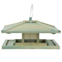 Esschert Design Voedersilo - hout - vogelvoederplek - 38 cm
