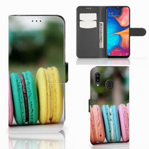 Samsung Galaxy A30 Book Cover Macarons