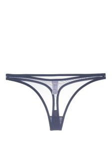 ERES tanga Promesse en mesh - Bleu