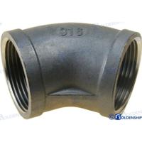 Codo hembra/hembra acero inoxidable GS30564 - CODO 45º H-H INOX 1-1/4