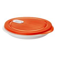 Rotho micro clever magnetronbord 1.2l 26x4.8 cm papaya rood/wit