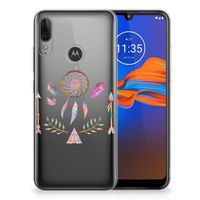 Motorola Moto E6 Plus Telefoonhoesje met Naam Boho Dreamcatcher - thumbnail