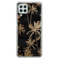 Samsung Galaxy A22 4G siliconen hoesje - Palmbomen