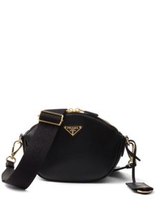 Prada mini sac porté épaule en cuir - Noir