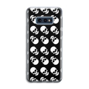 Musketon Skulls: Samsung Galaxy S10e Transparant Hoesje