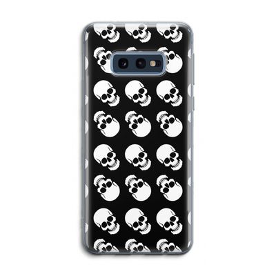 Musketon Skulls: Samsung Galaxy S10e Transparant Hoesje