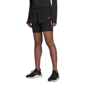 adidas Hardloopshorts 2 in 1 Run Icons - Zwart Vrouw