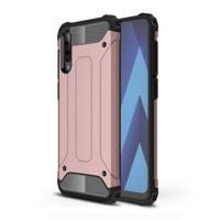 Magic Armor TPU + PC combinatie Case voor Galaxy A50 (Rose goud)