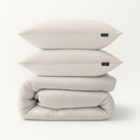 Dekbedovertrek Mousseline Effen 240x200 Cm Off White Anti Allergie & Anti Huisstofmijt & Zacht Zydante - Dekbed-Discounter.nl