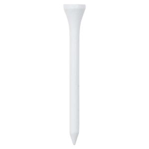 VidaXL 1000 st Golftees 83 mm bamboe wit