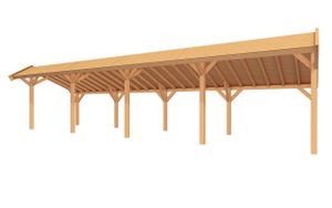 YARD Outdoor SUBLIME Kapschuur - 1250x300 cm Douglashout- Kapschuurdak- - YARD Outdoor