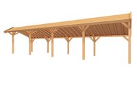 YARD Outdoor SUBLIME Kapschuur - 1250x300 cm Douglashout- Kapschuurdak- - YARD Outdoor