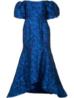 Bambah Bellflower balloon gown - Bleu - thumbnail