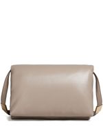 Marni grand sac porté épaule Prisma en cuir - Marron