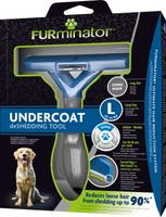 FURminator 8117940112600 huisdierborstel & -kam Zwart, Blauw Hond Hulpmiddel tegen verharen (deshedder) - thumbnail
