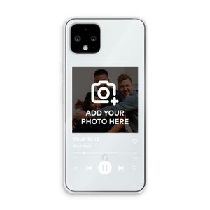 Music Player: Pixel 4 Transparant Hoesje