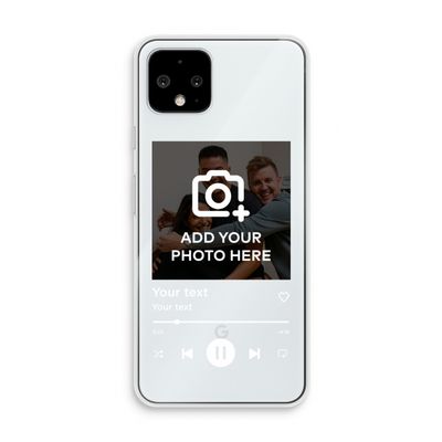 Music Player: Pixel 4 Transparant Hoesje