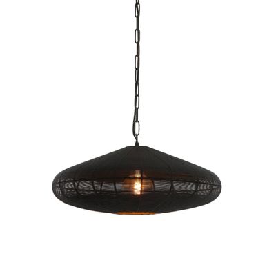 Hanglamp Bahoto mat zwart M