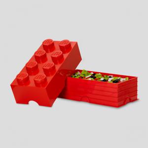 LEGO Brick 8 opbergbox - rood