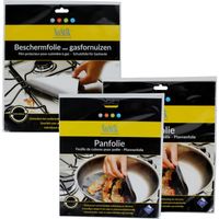Kookset: Pannenfolie & Gasfornuis beschermfolie Screenprotector