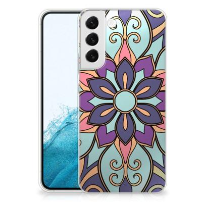 Samsung Galaxy S22 Plus | TPU Case | Purple Flower