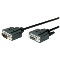 VALUE RS232 Kabel DB9 M/F, 1 m