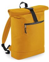 Atlantis BG286 Recycled Roll-Top Backpack - Mustard - 32 x 44 x 13 cm