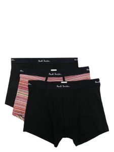 Paul Smith lot de trois boxers à taille logo - Noir