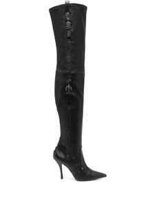 Stuart Weitzman cuissardes Ultrastuart 110 mm en cuir - Noir