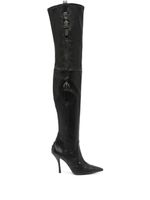 Stuart Weitzman cuissardes Ultrastuart 110 mm en cuir - Noir - thumbnail