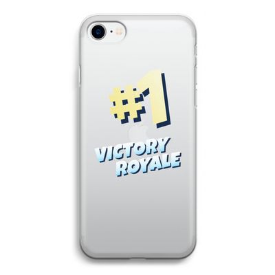 Victory Royale: iPhone SE 2020 Transparant Hoesje