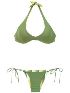 Amir Slama reversible bikini set - Vert