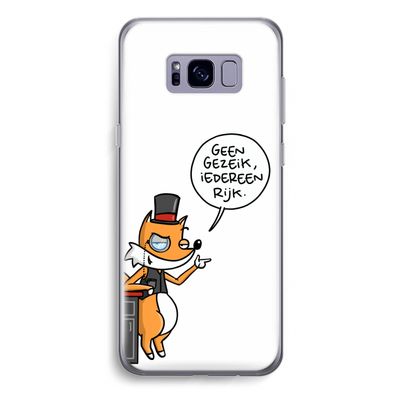 Geen Gezeik: Samsung Galaxy S8 Plus Transparant Hoesje