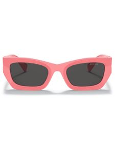 Miu Miu Eyewear lunettes de soleil rectangulaires Miu Glimpse - Rose